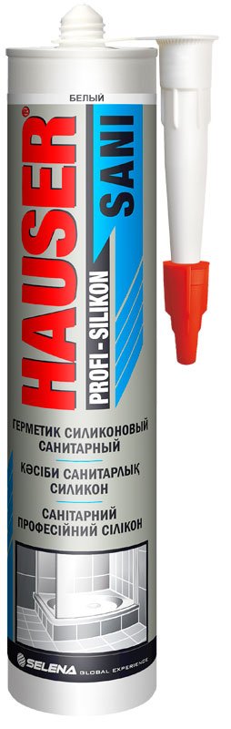Герметик силик. санитарный Hauser SANI белый 260 мл CH / 24  7615  во Владимире