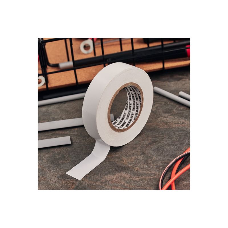 KR-09-2201 Изолента ПВХ KRANZ 0.13х19 мм, 25 м, белая (5 шт./уп.)  во Владимире
