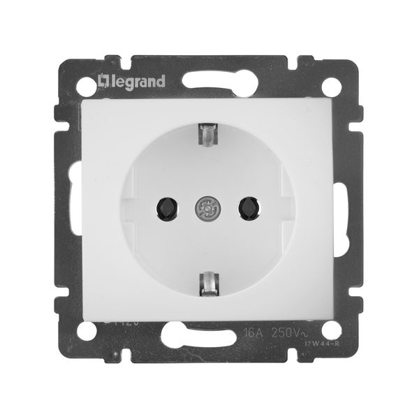 774420 VALENA Розетка с заземлением в рамку белая LEGRAND*  во Владимире