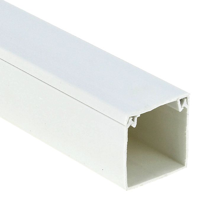 Кабель-канал (40х40) (упак=24м/12шт) Plast EKF 2м kk-40-40   во Владимире