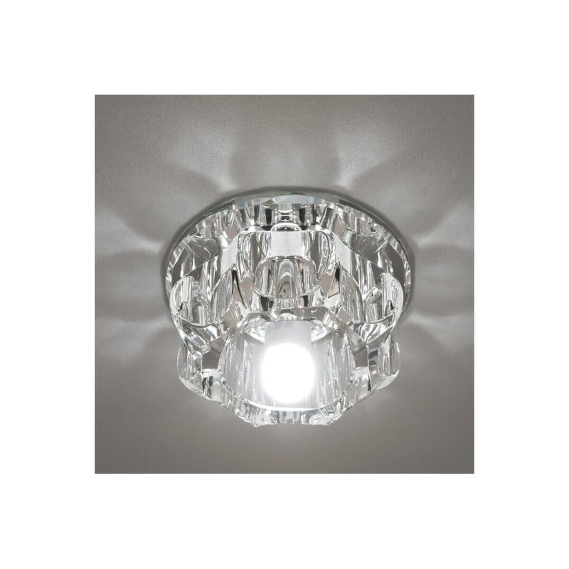 DLS-F105 G9 GLASSY/CLEAR Светильник декоративный встраиваемый ТМ "Fametto", серия "Fiore" ххх  во Владимире