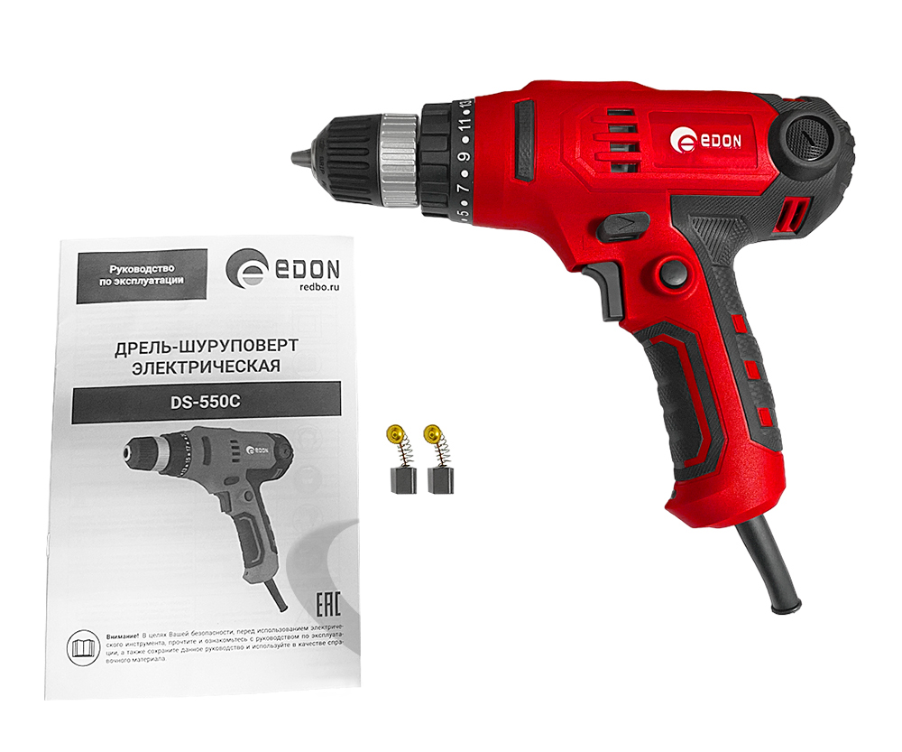 ДРЕЛЬ-ШУРУПОВЕРТ электрическая "EDON DS-550C"  во Владимире