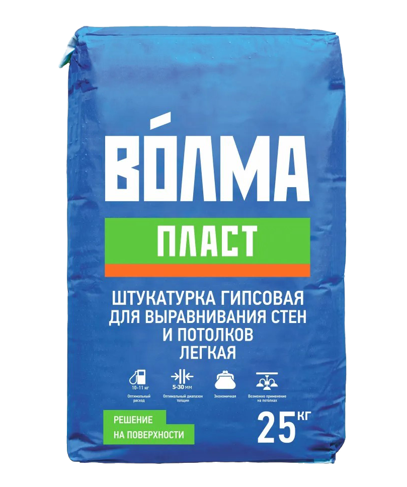 Штукатурка гипсовая "ВОЛМА ПЛАСТ" 25 кг  во Владимире