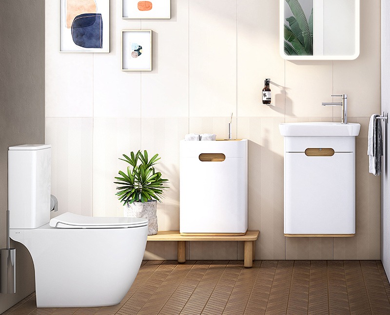 Унитаз-компакт Vitra Sento безободковый сиденье м/лифт 9830В003-7204  во Владимире