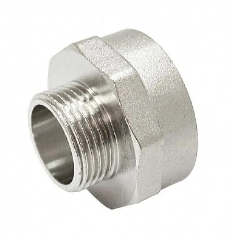 Переходник 1 1/2" x 3/4" в-н никелир.  во Владимире