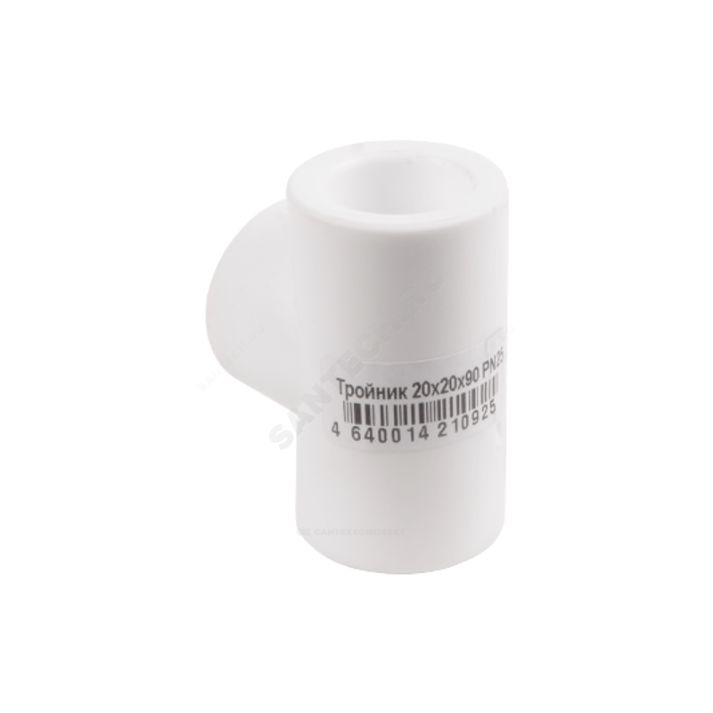 Тройник 32х32х90 PN 25, белый РТП(105/15)  во Владимире