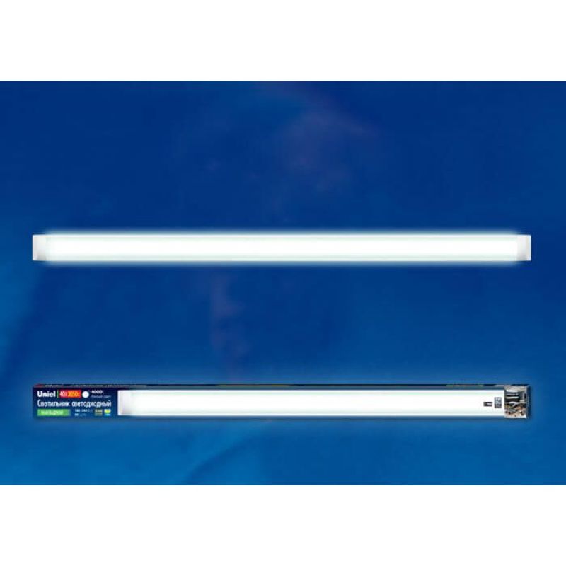 ULO-CL120-40W/NW SILVER Светильник светодиодный накладной. Белый свет (4000K). Корпус серебристый. Т  во Владимире
