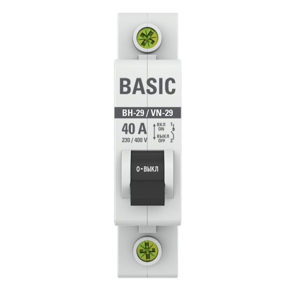Выключатель нагрузки 1P 40А ВН-29 EKF Basic  во Владимире