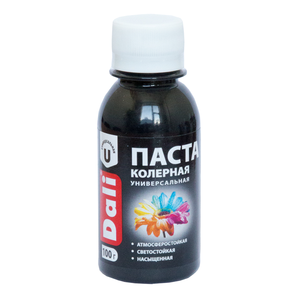 Паста "DALI" колерная  0,1 кг черный 1/8  во Владимире