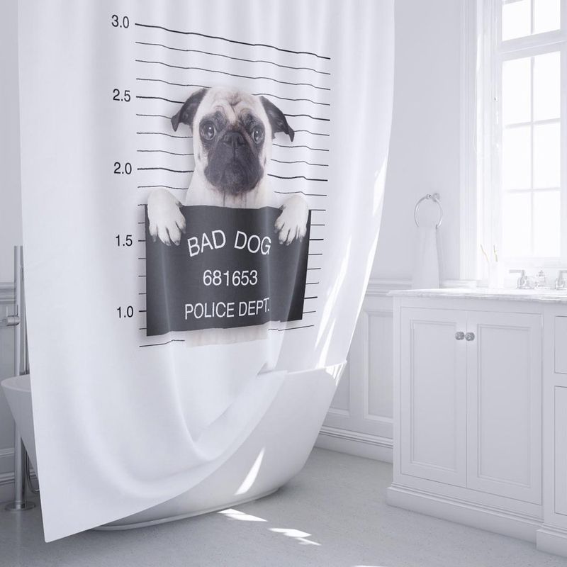 Шторка для ванной FX-2504  DOGS   во Владимире