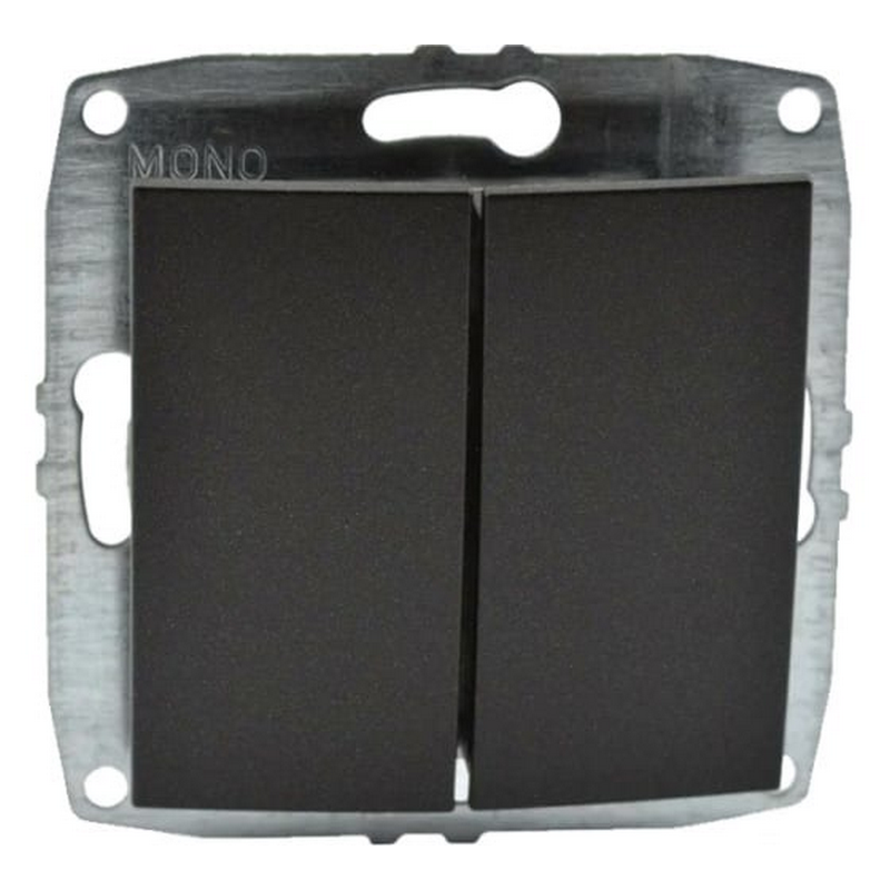 MONO L / D Механизм  Выкл. 2 кл. прох. Графит										  во Владимире
