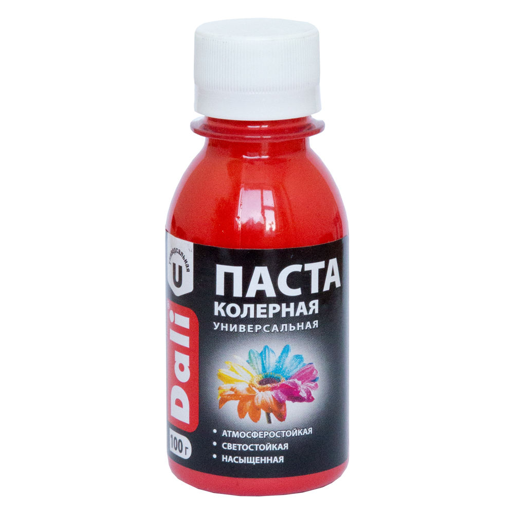 Паста "DALI" колерная  0,1 кг красный 1/8  во Владимире
