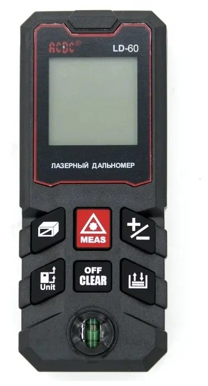 Лазерный дальномер: LD-60.(Дальность 60м, питание ААА)  во Владимире