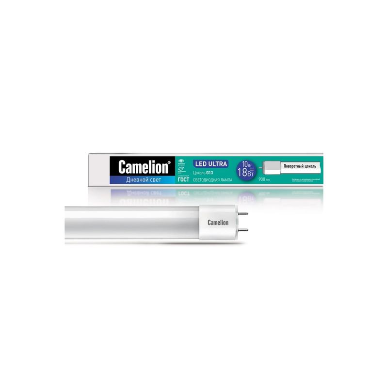 13590 диодн/лампа  G13  LED10 -T8-60/865 Camelion (10Вт,220В)  во Владимире