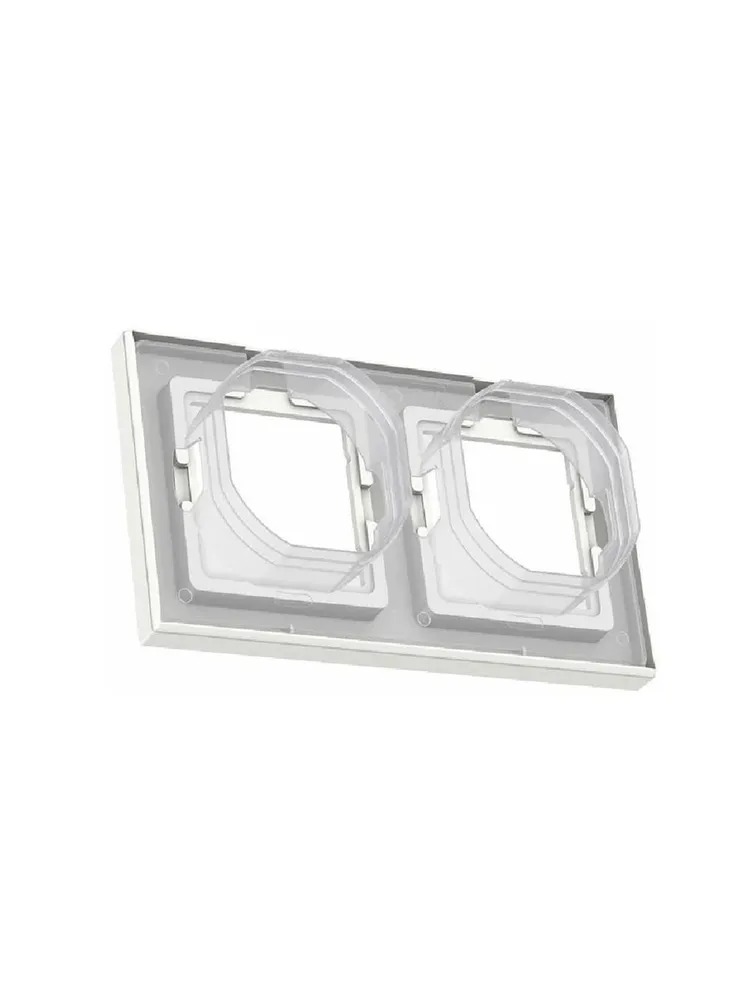 ATN440102 Рамка двухпостовая ATLASDESIGN AQUA IP44 белый (Шнейдер Электрик)  во Владимире