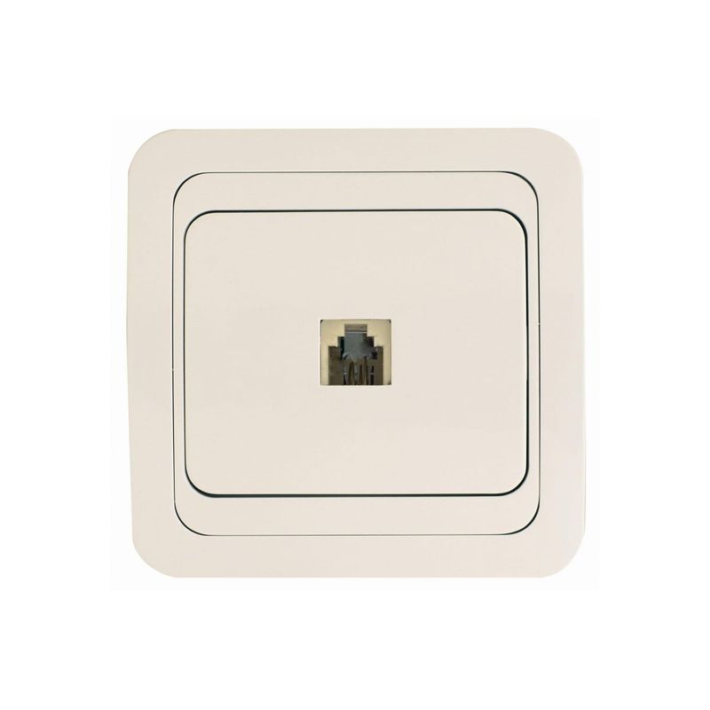 Mimoza Розетка TF евро бежевая Makel*  во Владимире