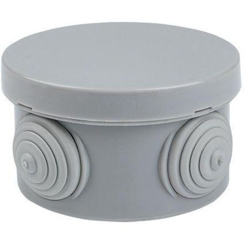 plc-kmr-040-038-r Коробка распаячная КМР-040-038 с крышкой наружная (65х40) 4 мембранных ввода IP54   во Владимире