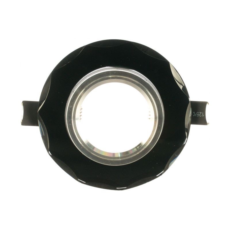 DLS-P105 GU5.3 CHROME/BLACK Светильник декоративный встраиваемый многоугольник ТМ "Fametto" ххх  во Владимире