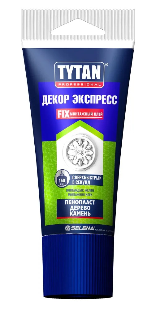 Tytan Professional Декор Экспресс Монтажный Клей, 210 г цвет белый  6165 /20  во Владимире