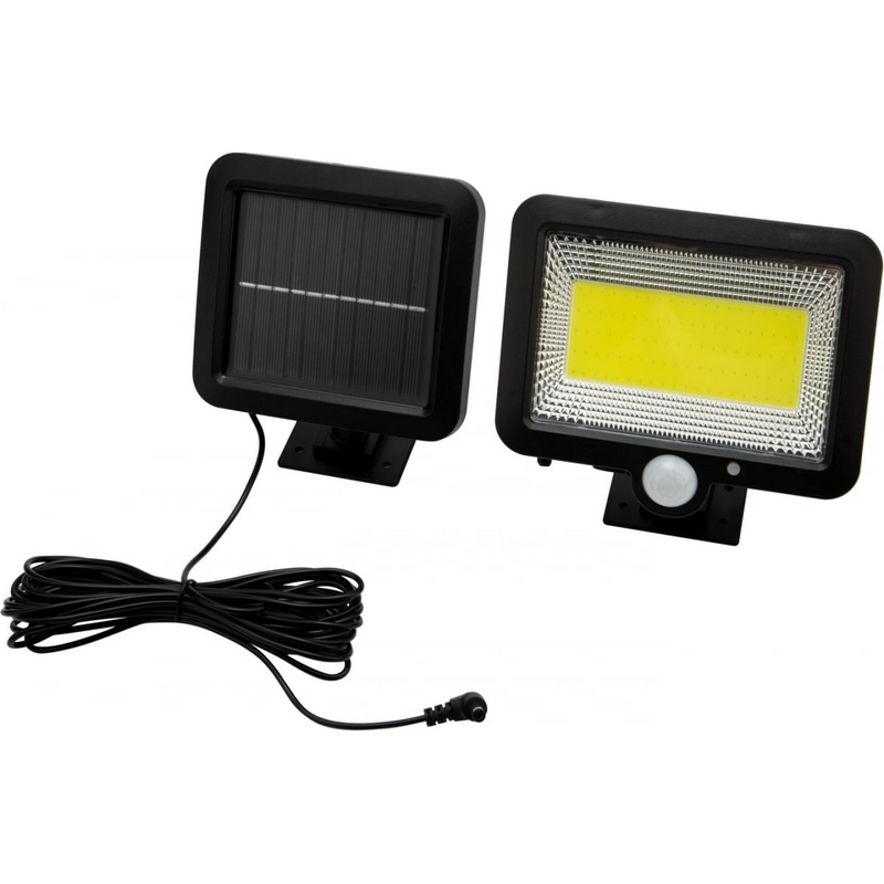 602-1002 Прожектор NEW AGE LED COB Lamper 15 Вт 6500 K IP65 3 реж, вын. солн пан 5 м, датч движ,осв  во Владимире