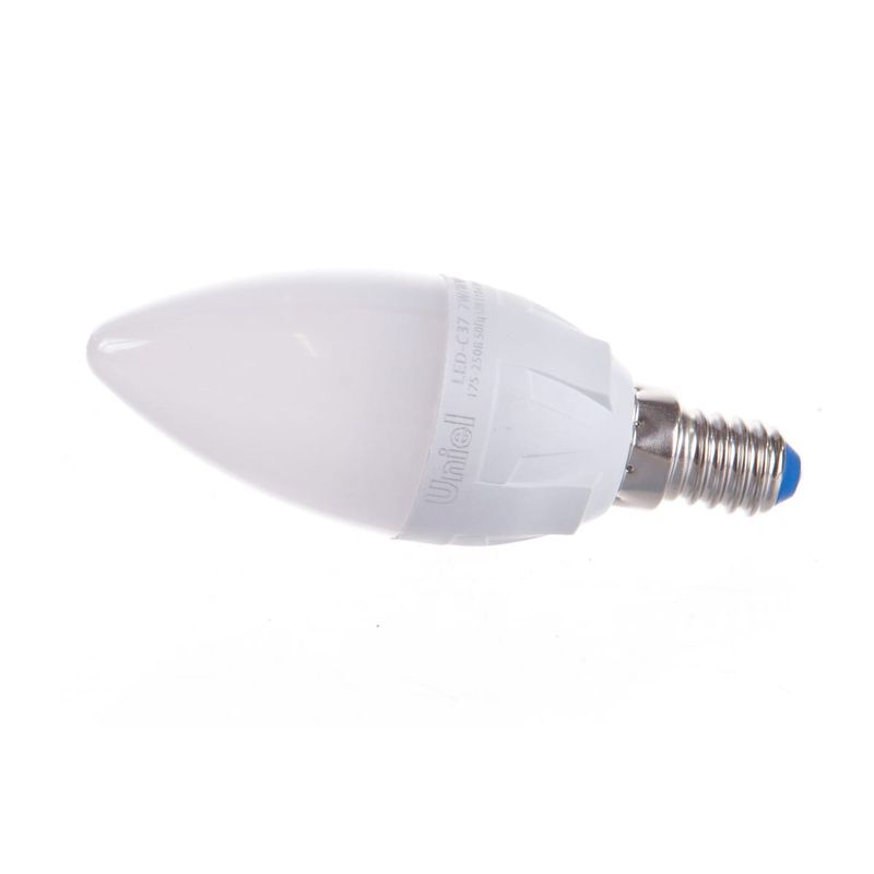 UL-00002413  Лампа светодиодиодная свеча мат.3000K Серия ЯРКАЯ.LED-C37 7W/WW/E14/FR PLP01WH 5217  во Владимире