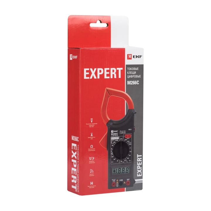 Токовые клещи цифровые M266C EKF Expert  во Владимире