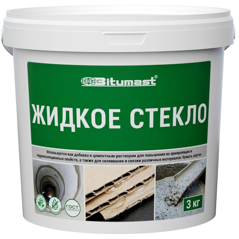 Жидкое стекло 3 кг Bitumast  во Владимире