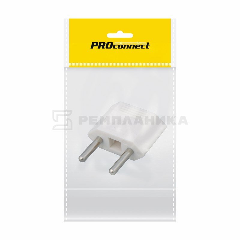 11-1041-9 Сетевой переходник плоский "Тефаль" белый  PROCONNECT   во Владимире