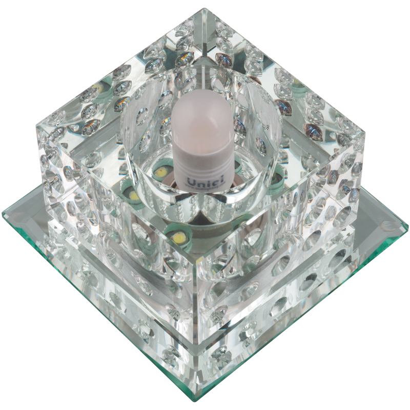 DLS-L116 G9 GLASSY/CLEAR Светильник декоративный встраиваемый, серия Luciole. Квадратный ххх  во Владимире