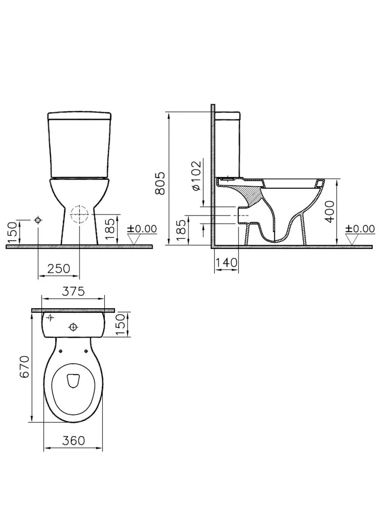 Унитаз Vitra Sturm 9754B003-7214  во Владимире