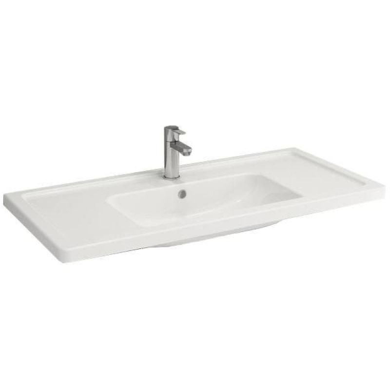 Раковина Taormina Pro., 1000*490 c переливом, 1 отв. смес., белый 1118-001-0126  во Владимире