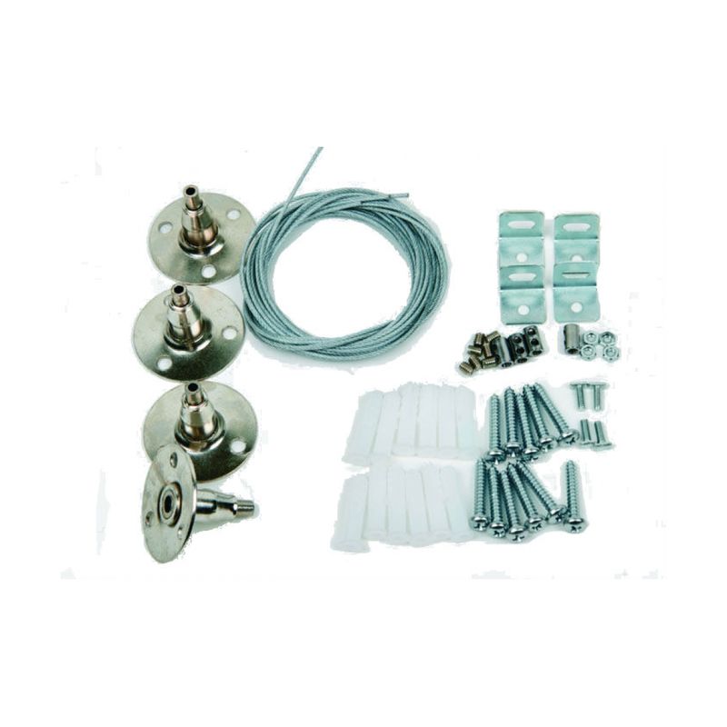 UFL-H01 SILVER 100 POLYBAG Крепления для светодиодных панелей серии PROM-3, шк 4690485066538  во Владимире