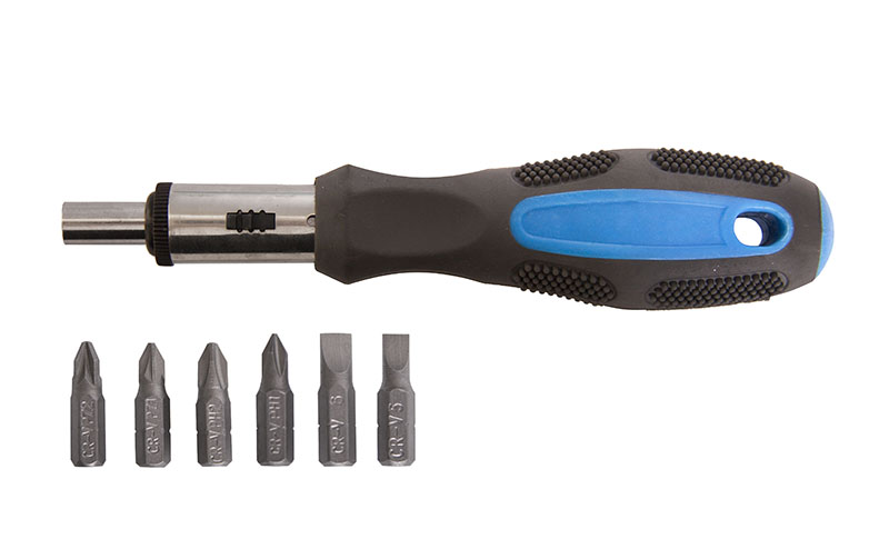3101501 Отвертка реверсивная+6 насадок, двухкомп. рукоятка ВЫВОД  во Владимире