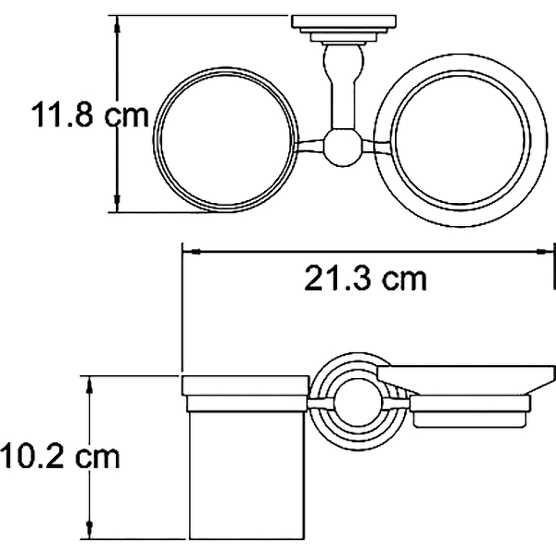 Isar K-7326 Держатель стакана и мыльницы  во Владимире