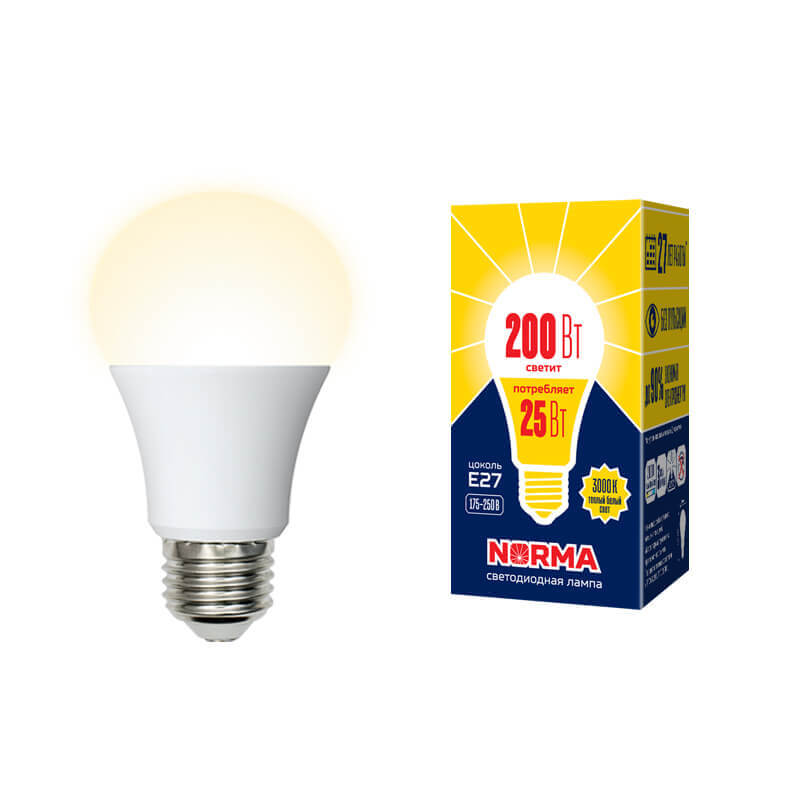 UL-00004469 Лампа светодиод.Форма "A",мат.Серия Norma 3000K LED-A70-25W/3000K/E27/FR/NR 1559  во Владимире