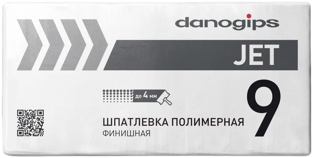 DANOGIPS Выравнивающая полим. шпатлевка DANO JET9 20кг(48) 00548666   во Владимире