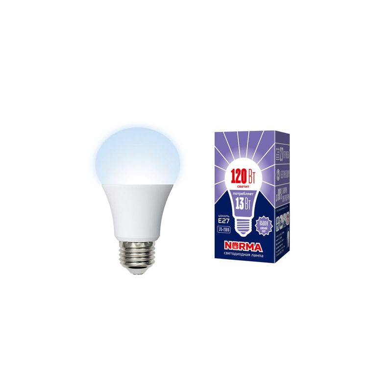 UL-00004022 Лампа светодиод.Форма "A", мат.Серия Norma 6500K LED-A60-13W/DW/E27/FR/NR 8221  во Владимире