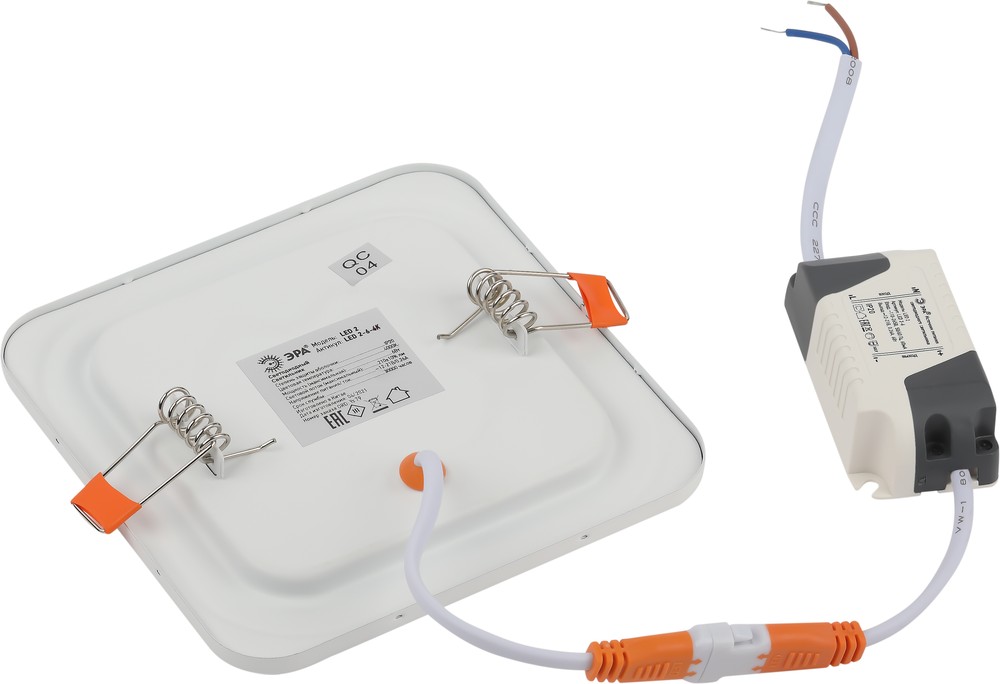 Светильник LED 2-6  ЭРА светодиодный квадратный LED 6W  220V 4000K  во Владимире