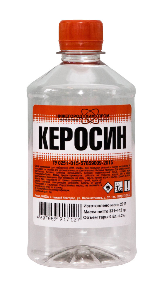 Керосин ПЭТ 0,5 л  25/150/1200  во Владимире