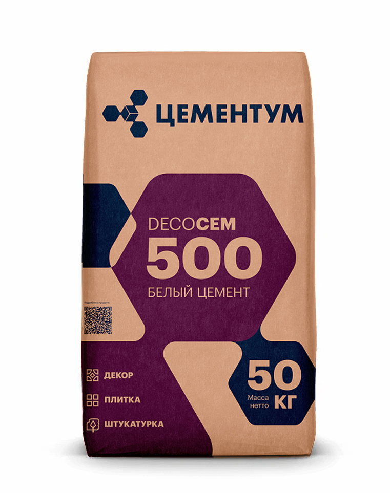 Цемент БЕЛЫЙ ПЦБ-1-500/Д0 50кг ЦЕМЕНТУМ /30  во Владимире