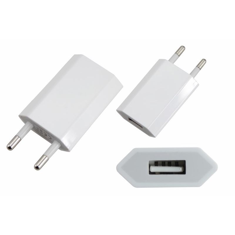 18-1194 Сетевое зарядное устройство iPhone/iPod USB белое (СЗУ) (5 V, 1000 mA) REXANT  во Владимире