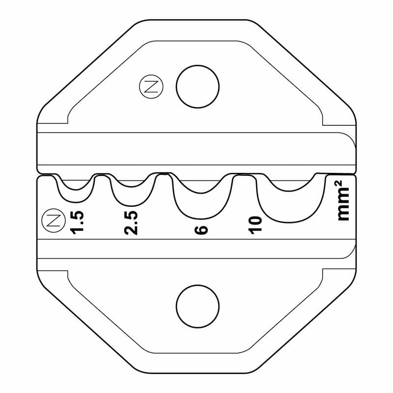 12-3016 ht-301N Кримпер для обжима изолированных и неизолированных гильз 1.5-10.0 мм² REXANT  во Владимире
