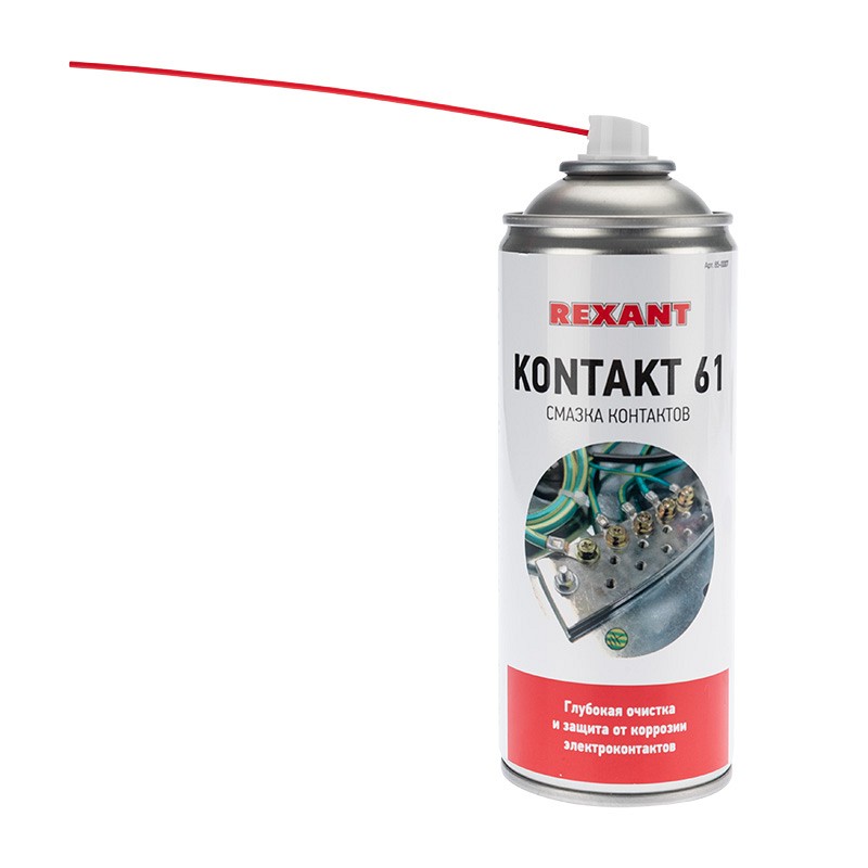 85-0007 Смазка для контактов REXANT KONTAKT 61, 400 мл з  во Владимире
