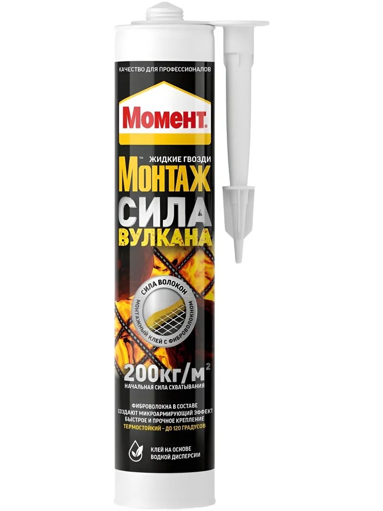 Клей Момент Монтаж Сила Вулкана Светло-серый 400г /12  во Владимире