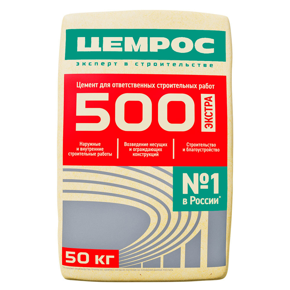 Цемент ЦЕМ II/А-Ш 42,5H 50 кг Цемрос/Евроцемент   /39  во Владимире