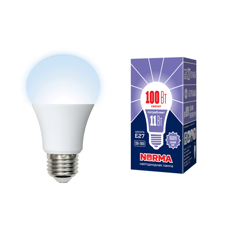 UL-00003785 Лампа светодиод.Форма "A",мат.Серия Norma 6500K LED-A60-11W/DW/E27/FR/NR 4346  во Владимире