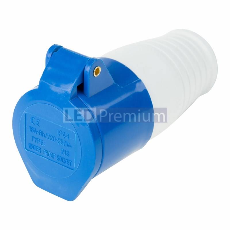 11-8918 Розетка 213 переносная 2Р+РЕ 16А 220В IP44 REXANT  во Владимире