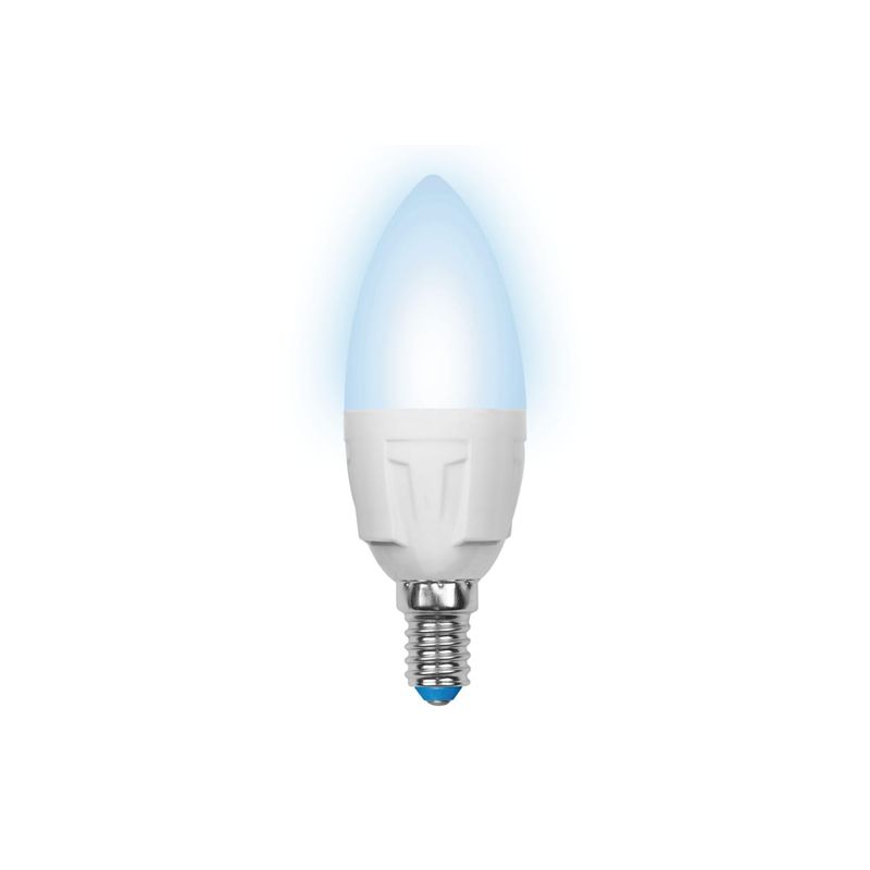 UL-00002411 Лампа светодиодиодная свеча мат.Серия ЯРКАЯ 4000K LED-C37 7W/NW/E14/FR PLP01WH 5156  во Владимире