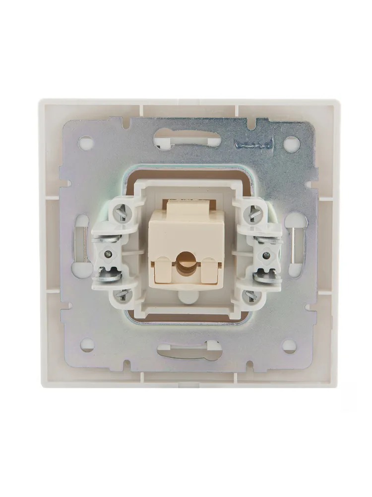 MIRA Розетка компьютерная RJ45 х 1 белая (Lezard)  во Владимире