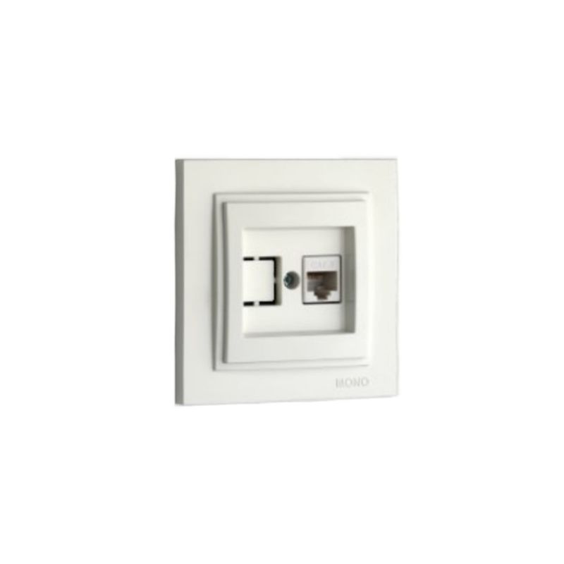 MONO Despına Розетка Комп. (Rj45 Cat 6) Белая										  во Владимире